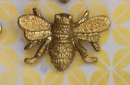 Bee Magnet Pewter